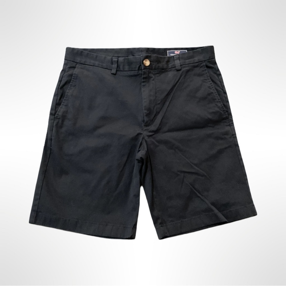 Vineyard Vines By Shep & Ian Chino Shorts Mens 34‎ Blue Regular Fit Slash Pocket